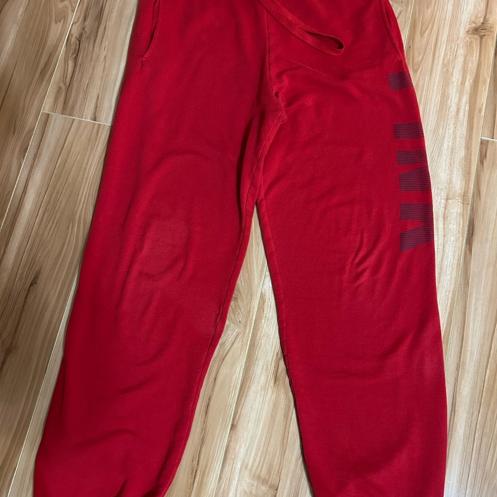 PINK Victoria's Secret Red Sweatpants
